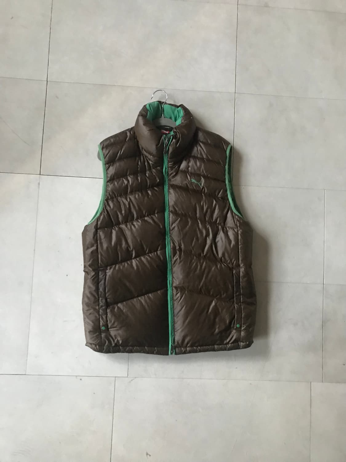 퓨마 브라운 패딩조끼 상품이미지7