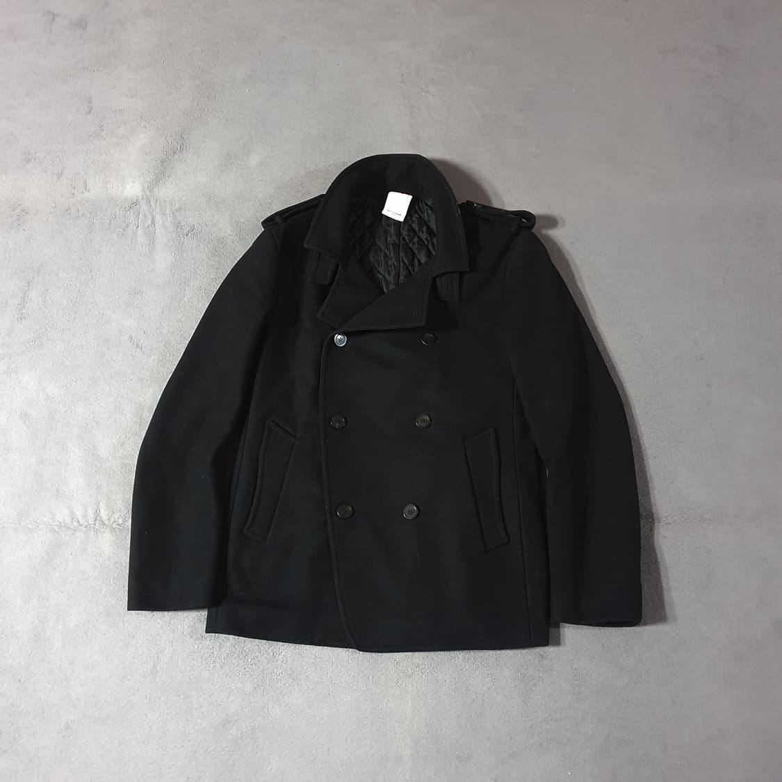 14FW 우영미 울 피코트 52 110 블랙 상품이미지1