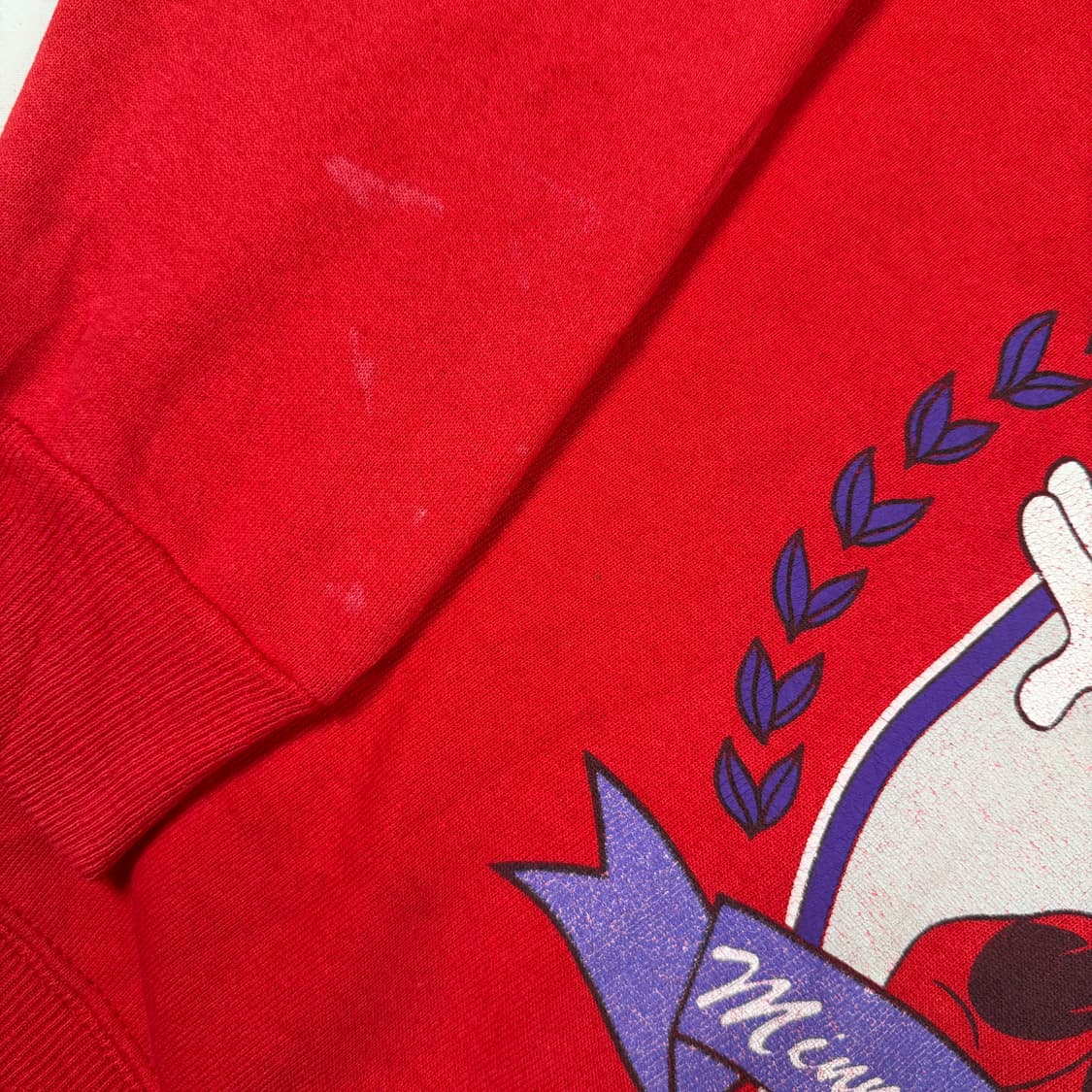 90s 헤인즈 USA 디즈니 미니마우스 스웻셔츠 맨투맨 상품이미지4