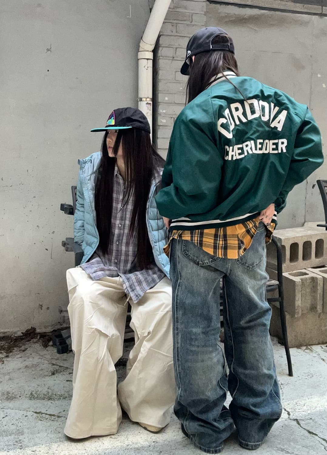 90s 올드스쿨 아메리칸 캐주얼 바시티자켓 상품이미지2