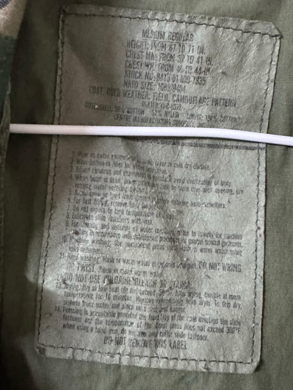 미군 카모 m65 필드자켓 xl 상품이미지2