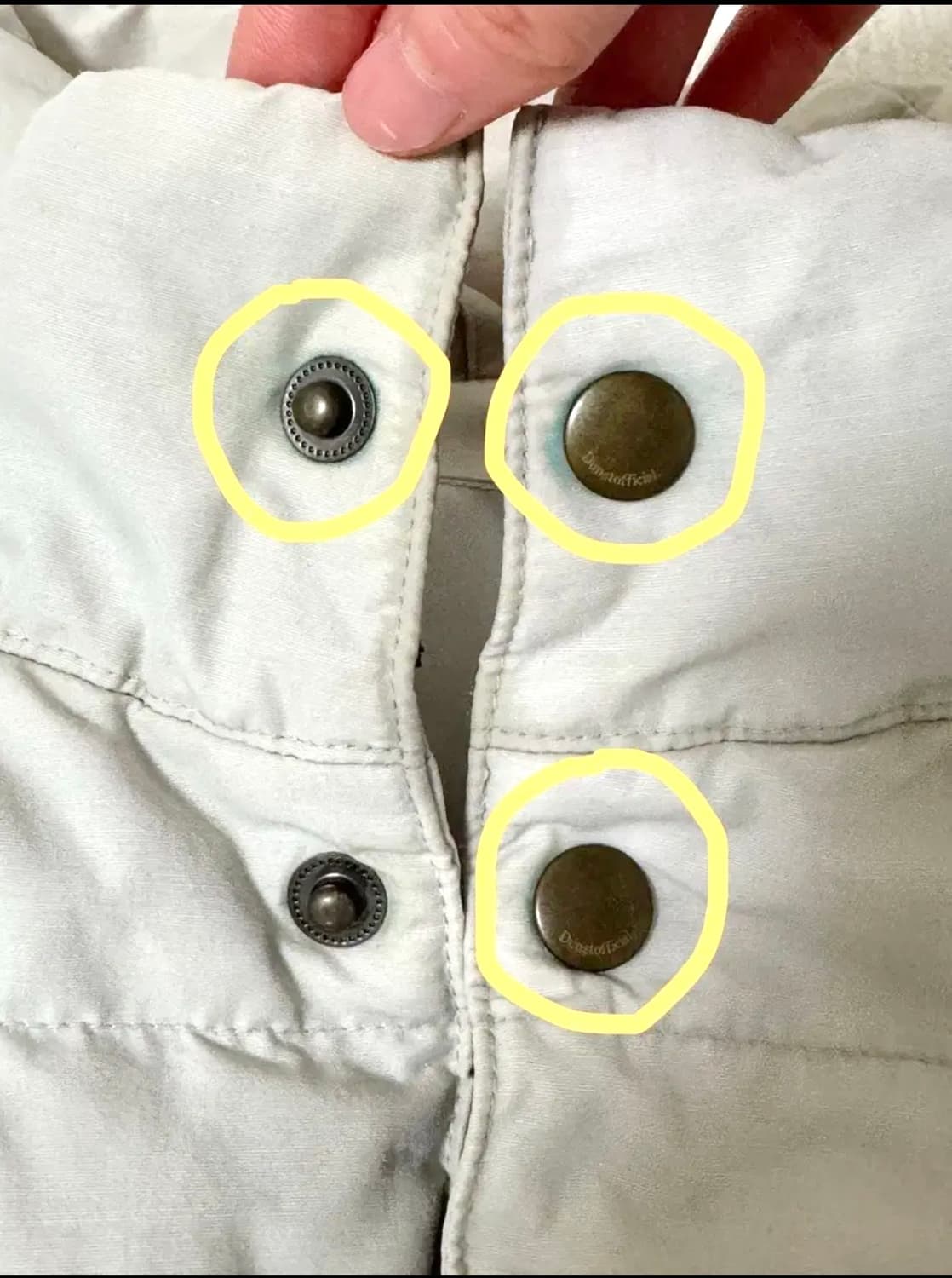 던스트 구스다운 베스트 - 크림 / S 상품이미지8