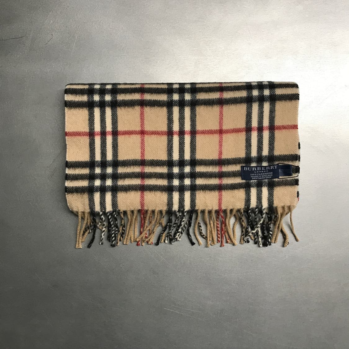 버버리 정품 캐시미어 머플러 베이지 상품이미지2