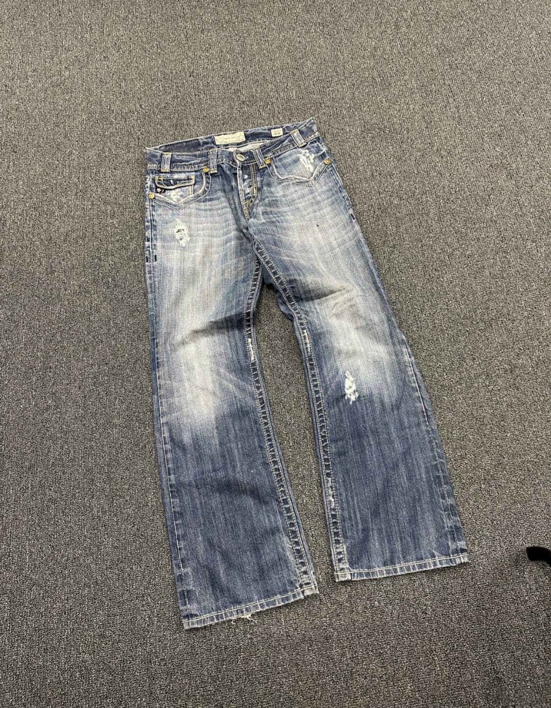 31) MEK DENIM USA 와이드 부츠컷 데님팬츠 상품이미지4