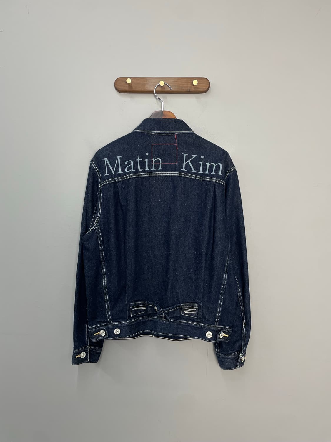 리바이스X마뗑킴 셀비지 데님 트러커 자켓 H2182 상품이미지4