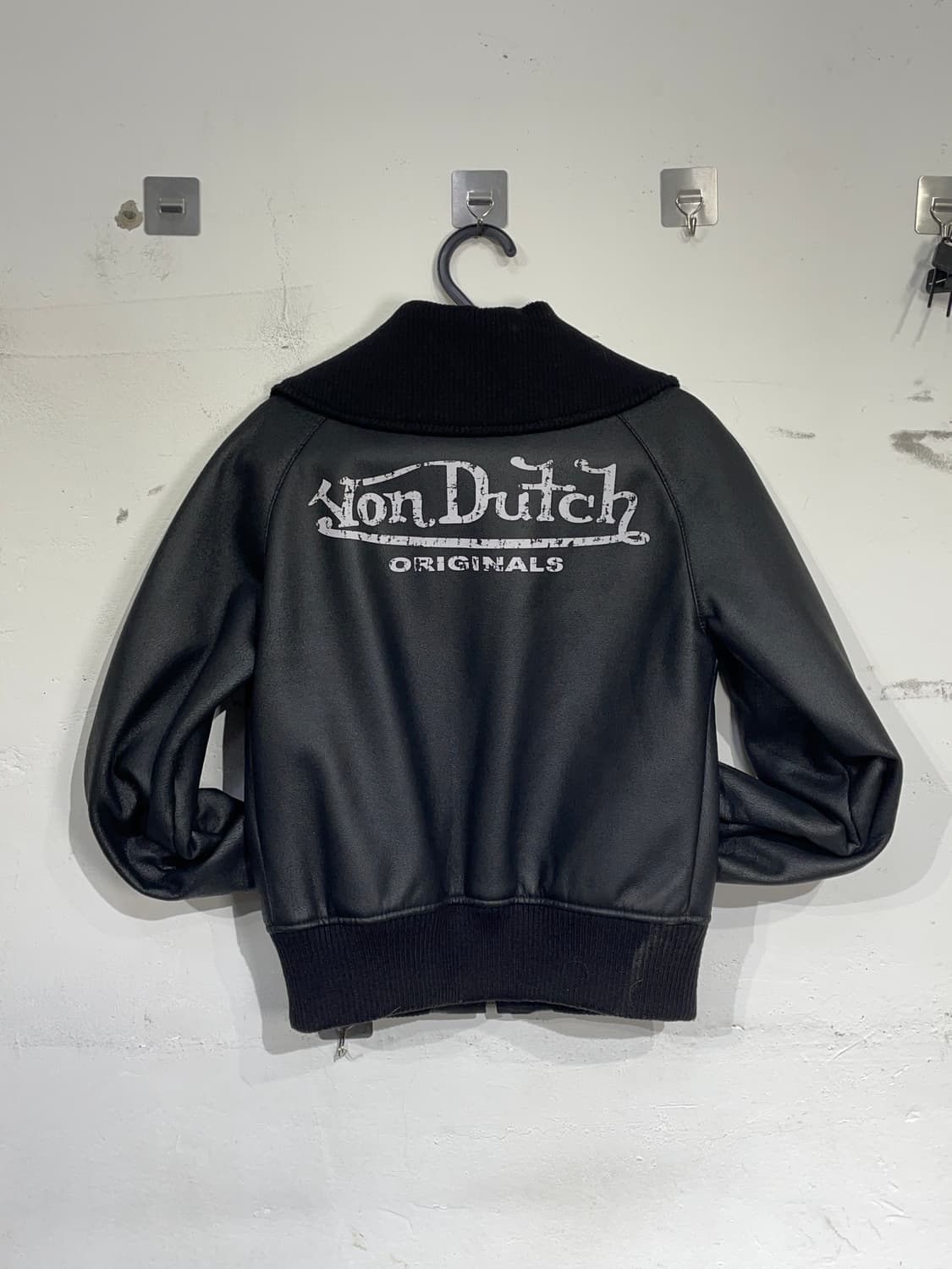 본더치 레더 라이더 가죽 자켓 y2k 빅로고 레더자켓 상품이미지8