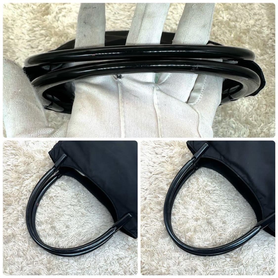 프라다 로고플레이트 나일론 토트백 상품이미지6