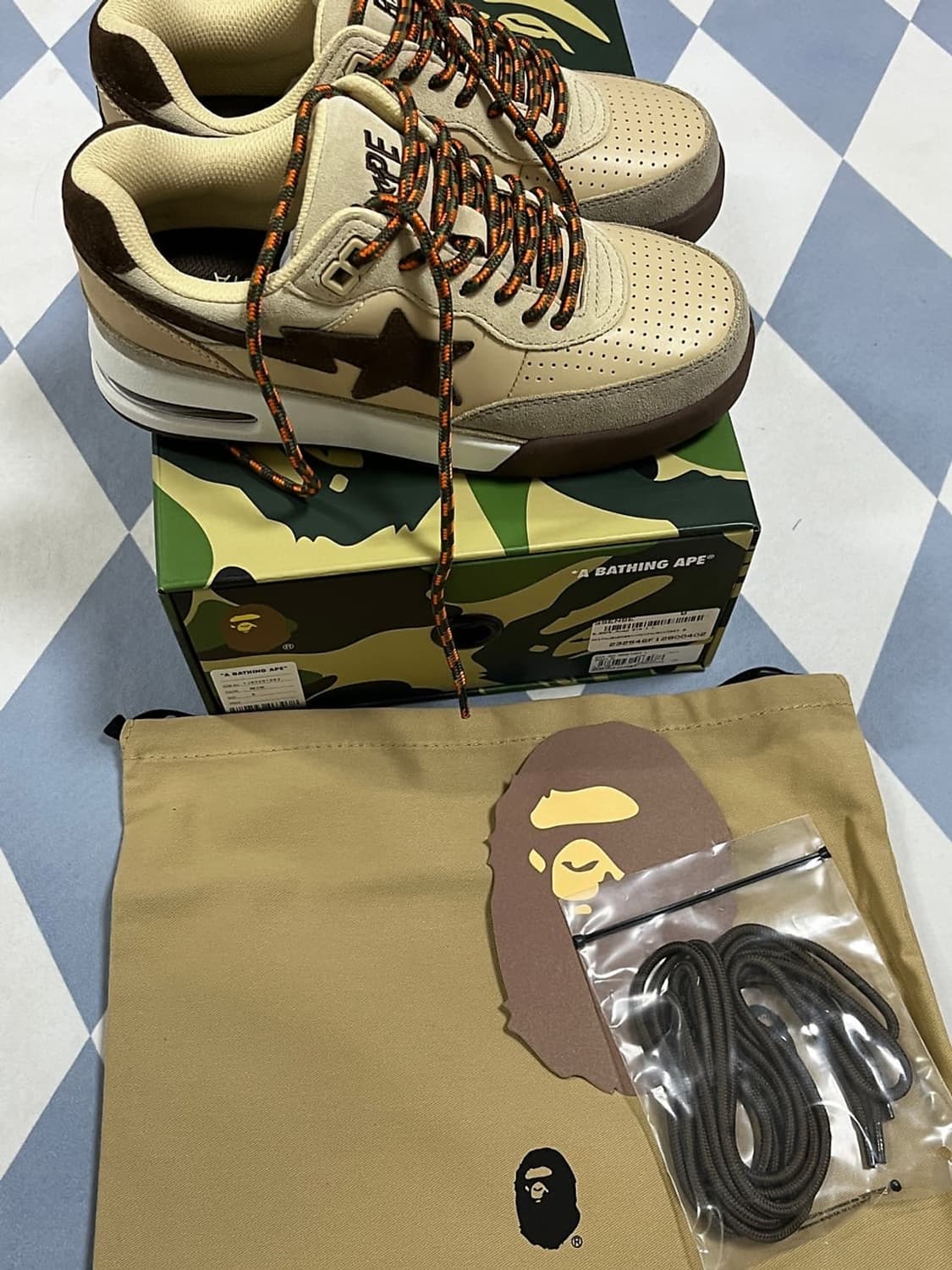Bape 베이프 운동화 스니커즈 240 새상품 상품이미지1