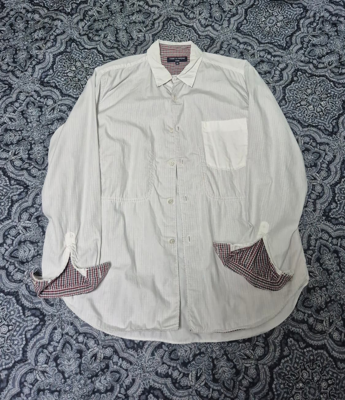 Comme des Garcons Homme 리버시블 체크 셔츠m 상품이미지1