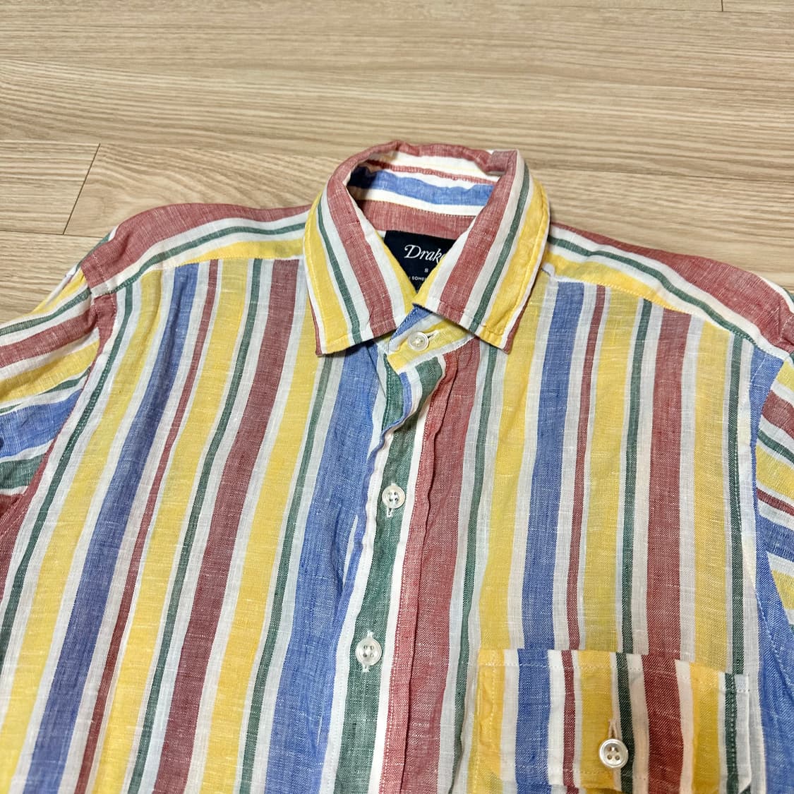 드레익스 원포켓 린넨셔츠 S 상품이미지2