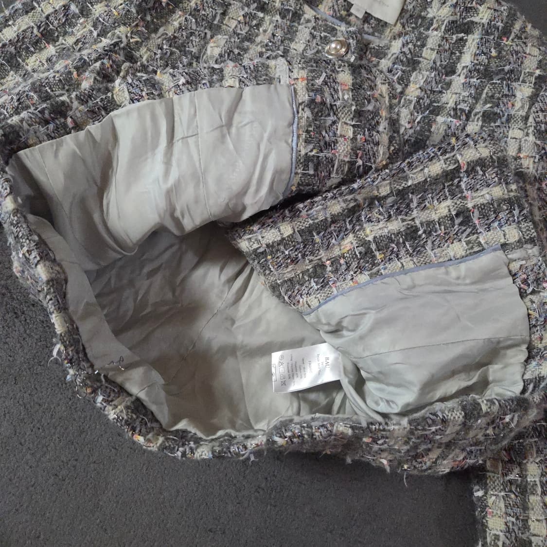 비에이유 브레이드앤유 brideandyou 라운드넥 트위드 자켓 0 상품이미지10