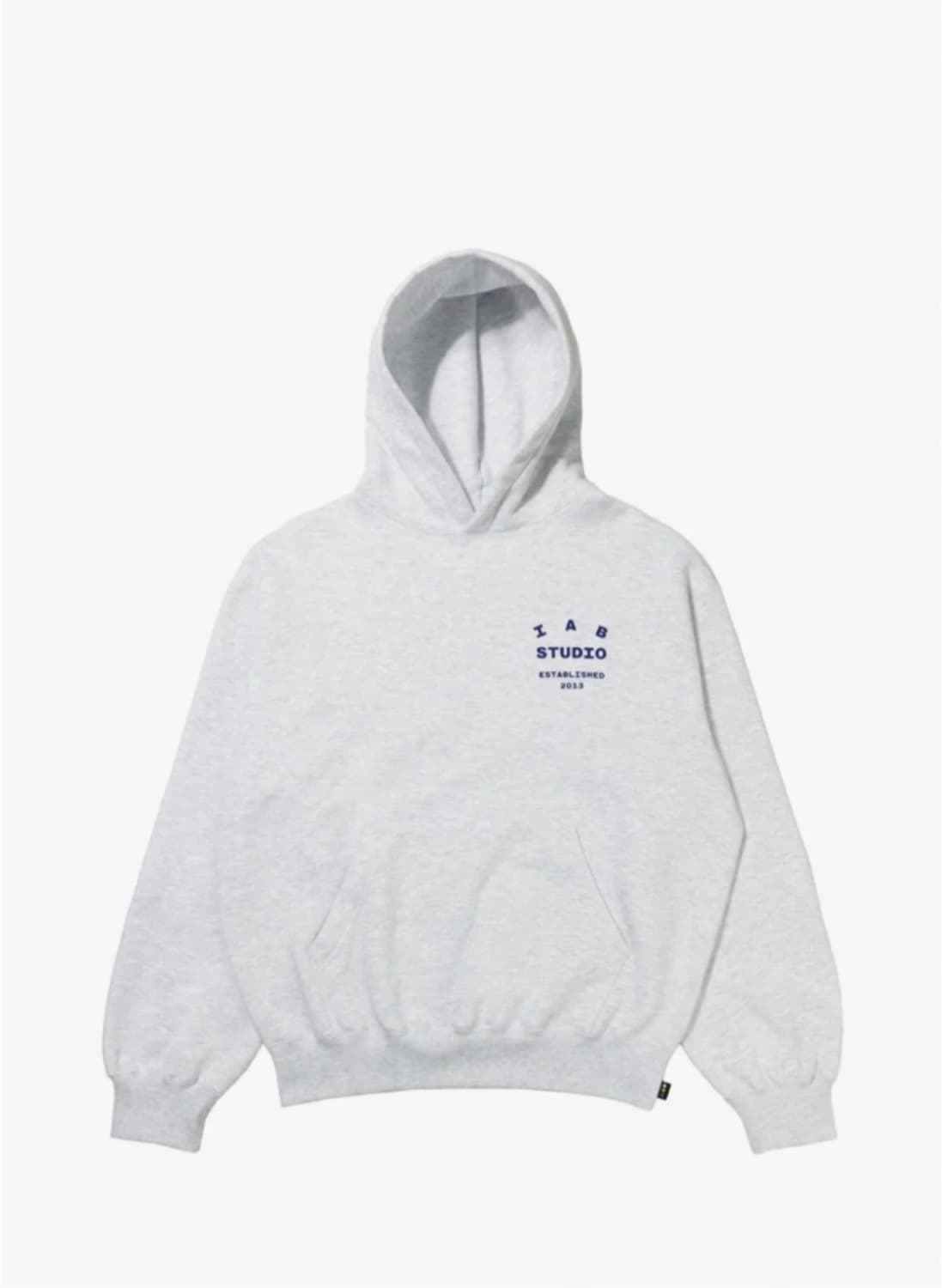  IAB 스튜디오 25 후드티 라이트 그레이 네이비 xl. 미개봉 새상품 상품이미지2