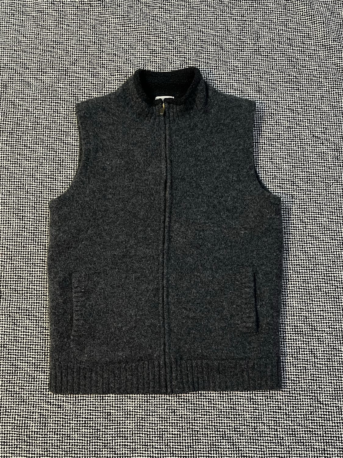 엘엘빈 램스울 집업 베스트 M 상품이미지1