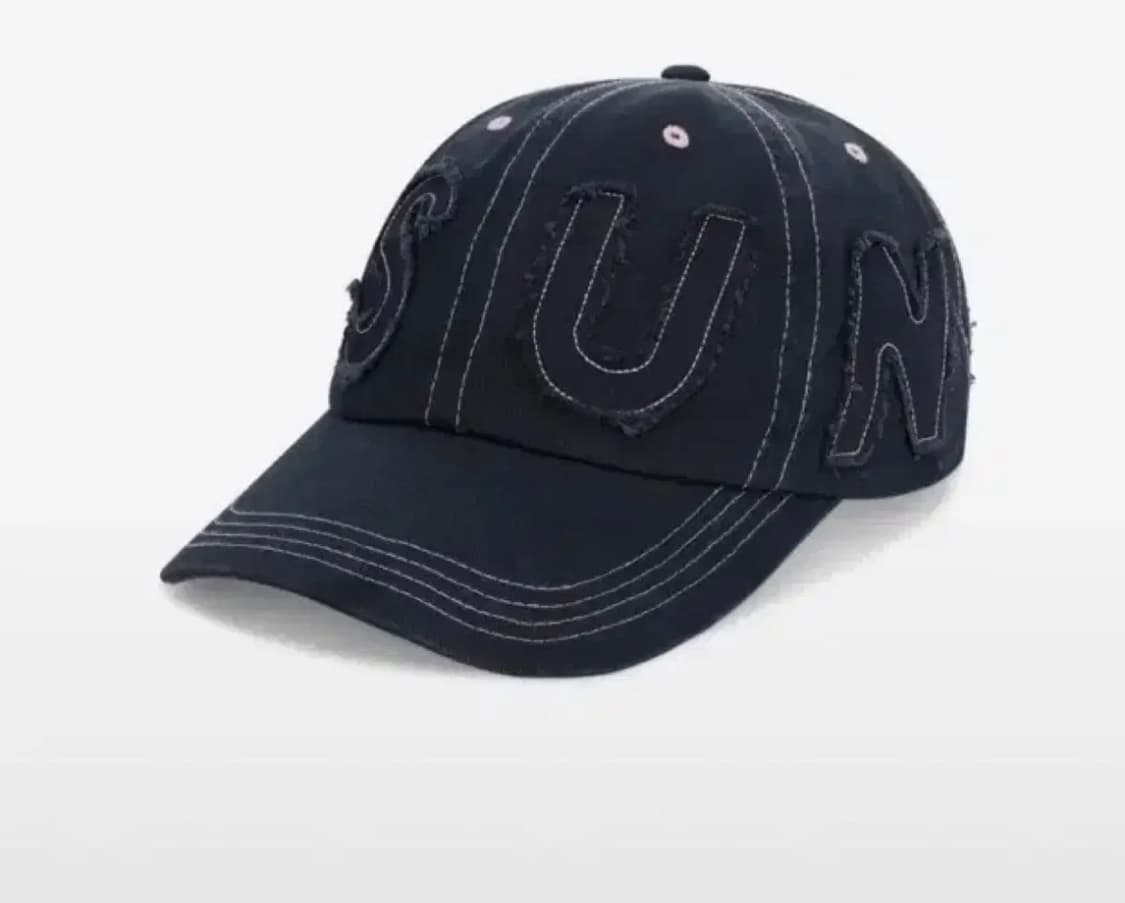 썬러브 Cut Off Capital Cap Navy 볼캡 상품이미지1