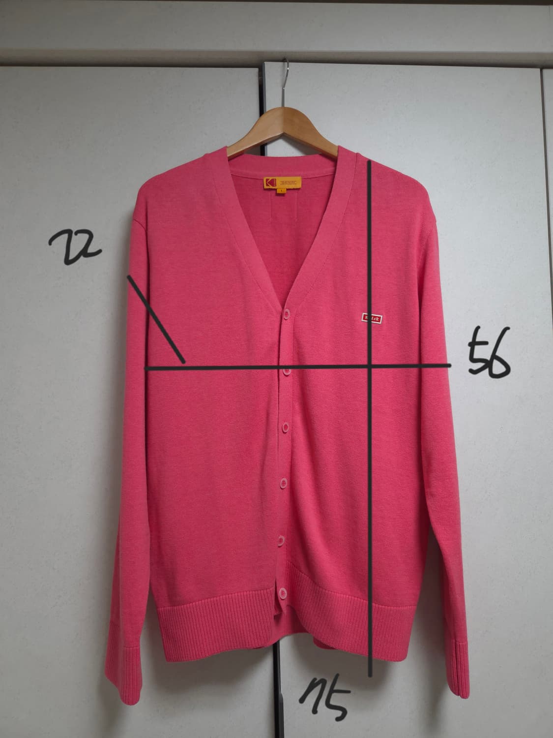 코닥 코델 캐시미어 가디건 남녀공용 상품이미지2