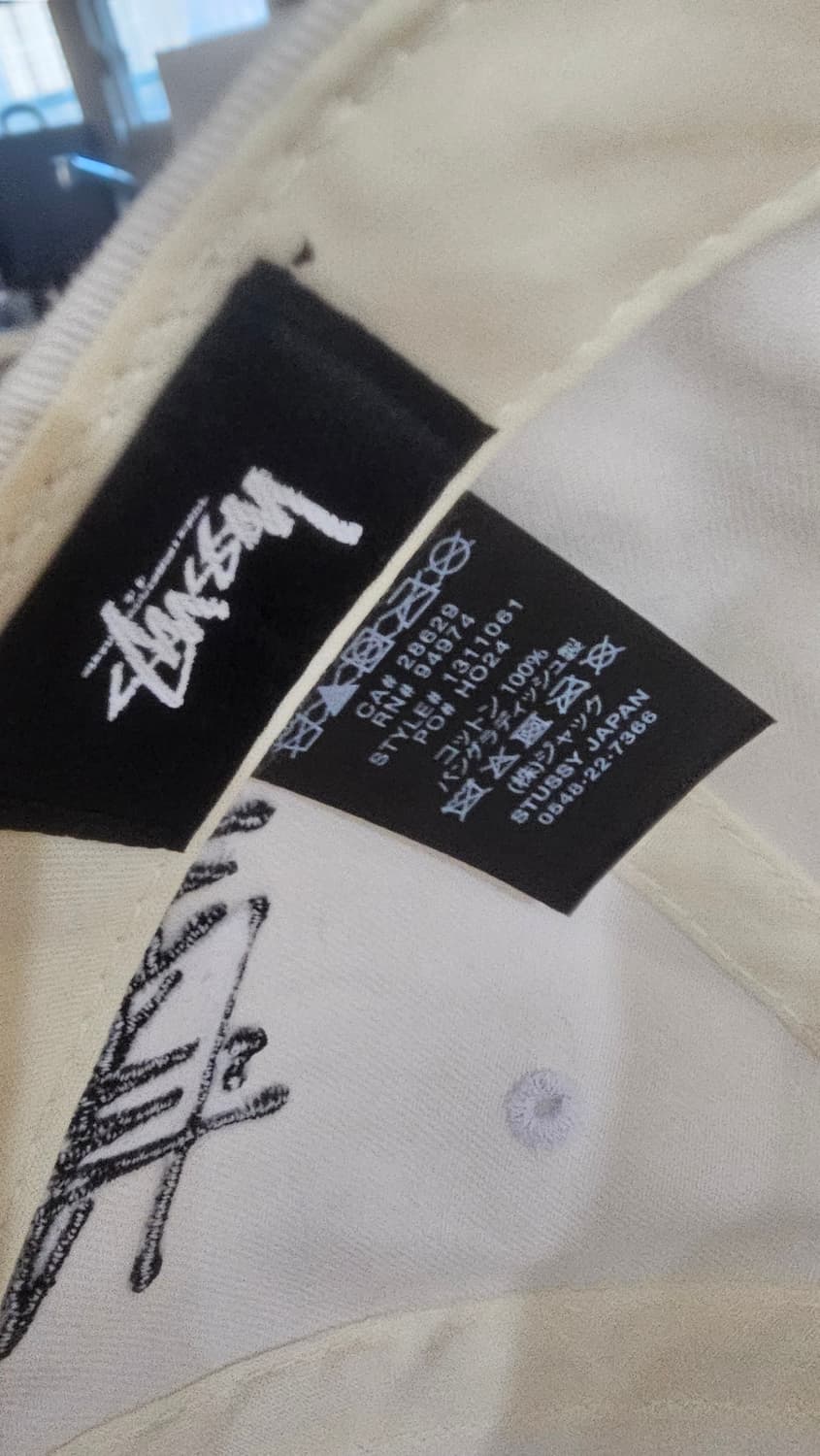 스투시 셔닐 S 로우 프로 볼캡 모자 내츄럴 상품이미지5