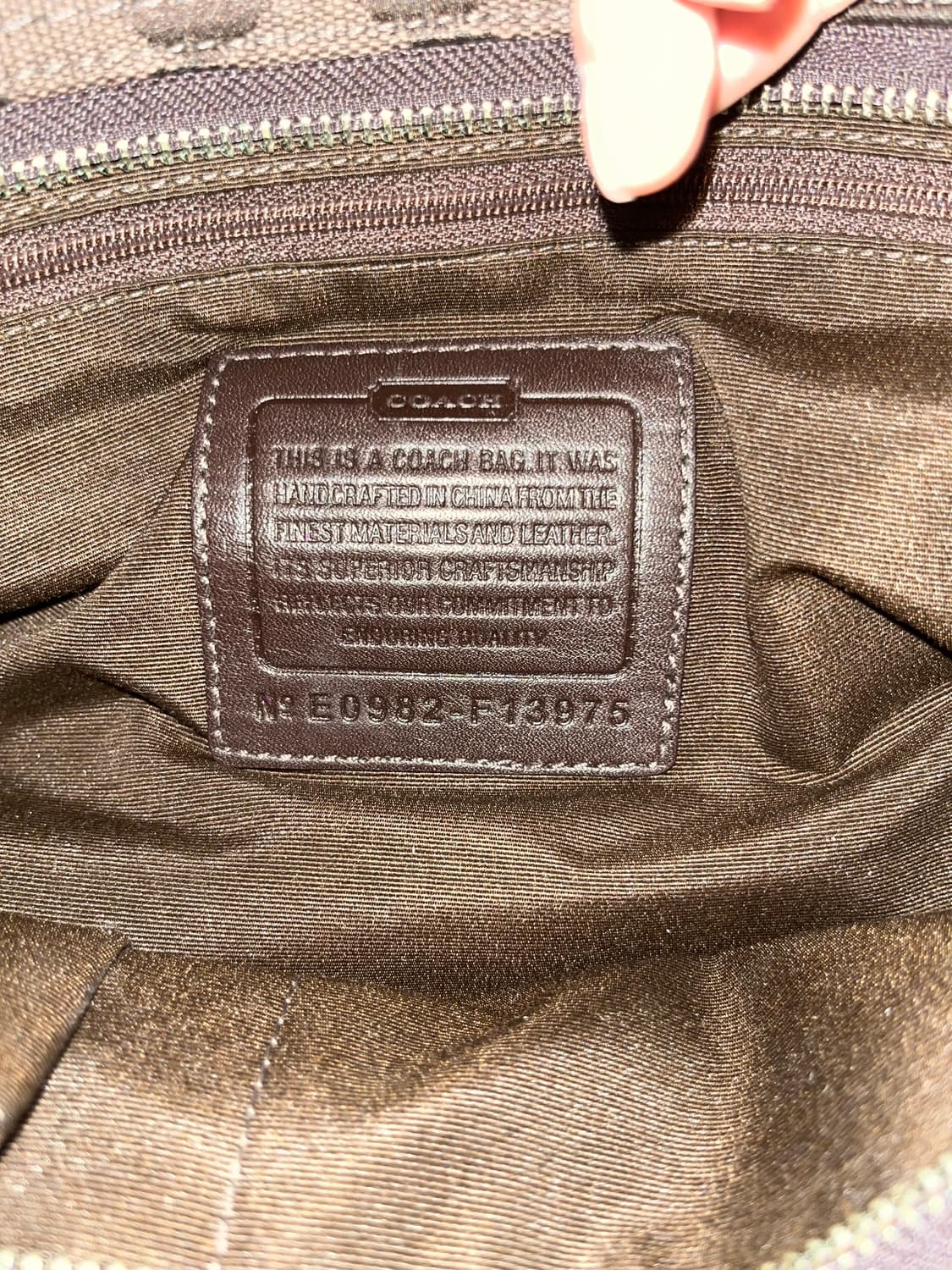 📦 Coach All Brown Shoulder Bag 상품이미지9