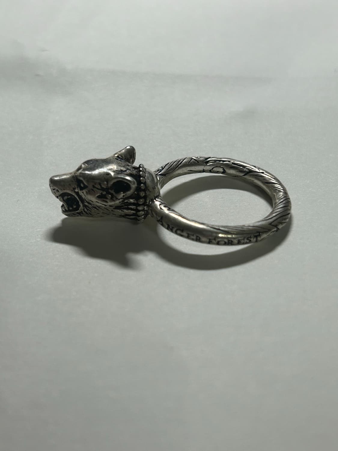 구찌 포레스트 앵거 울프헤드 링 상품이미지5