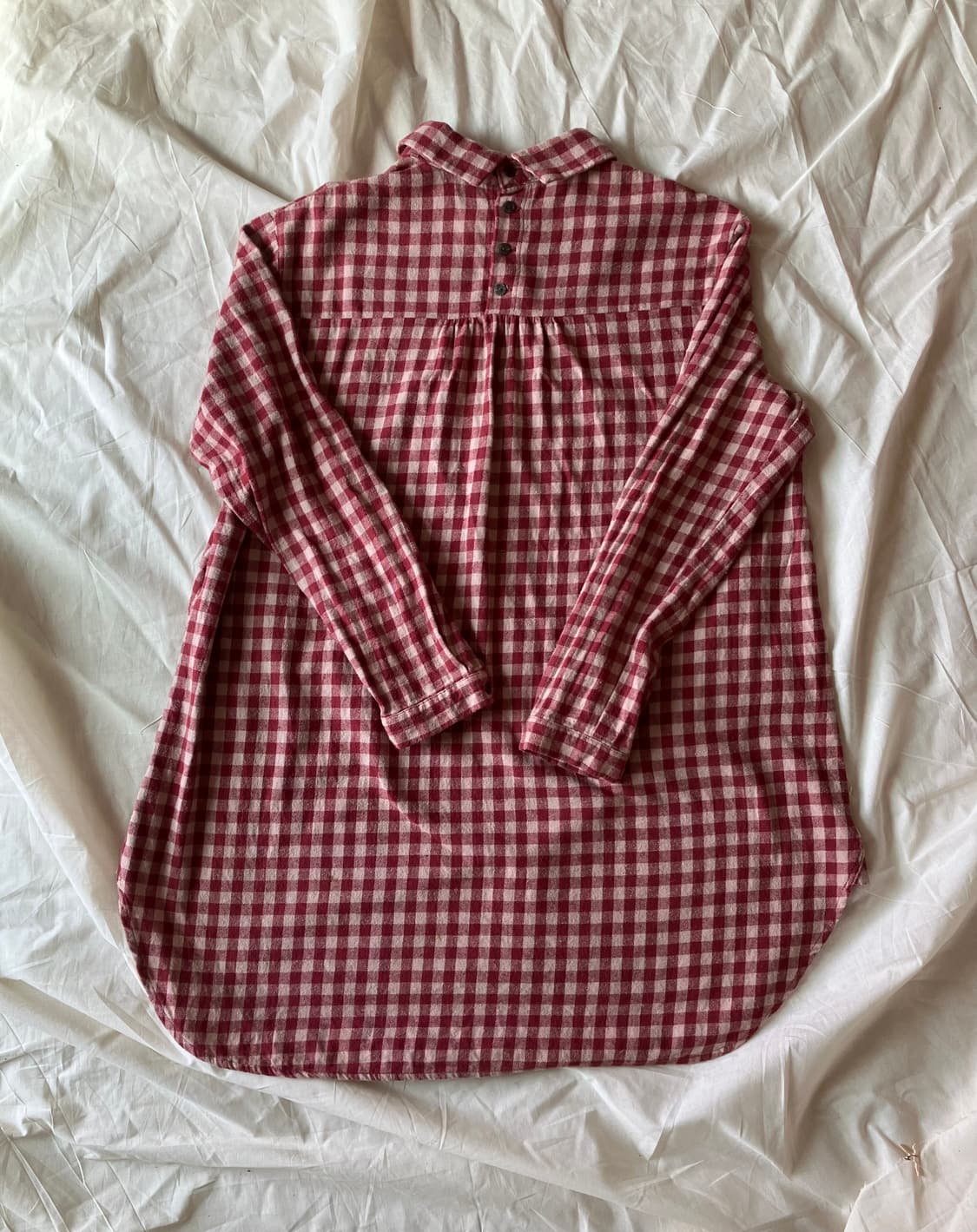 SM2 사만다모스2 깅엄체크 레드 원피스 셔츠 상품이미지4