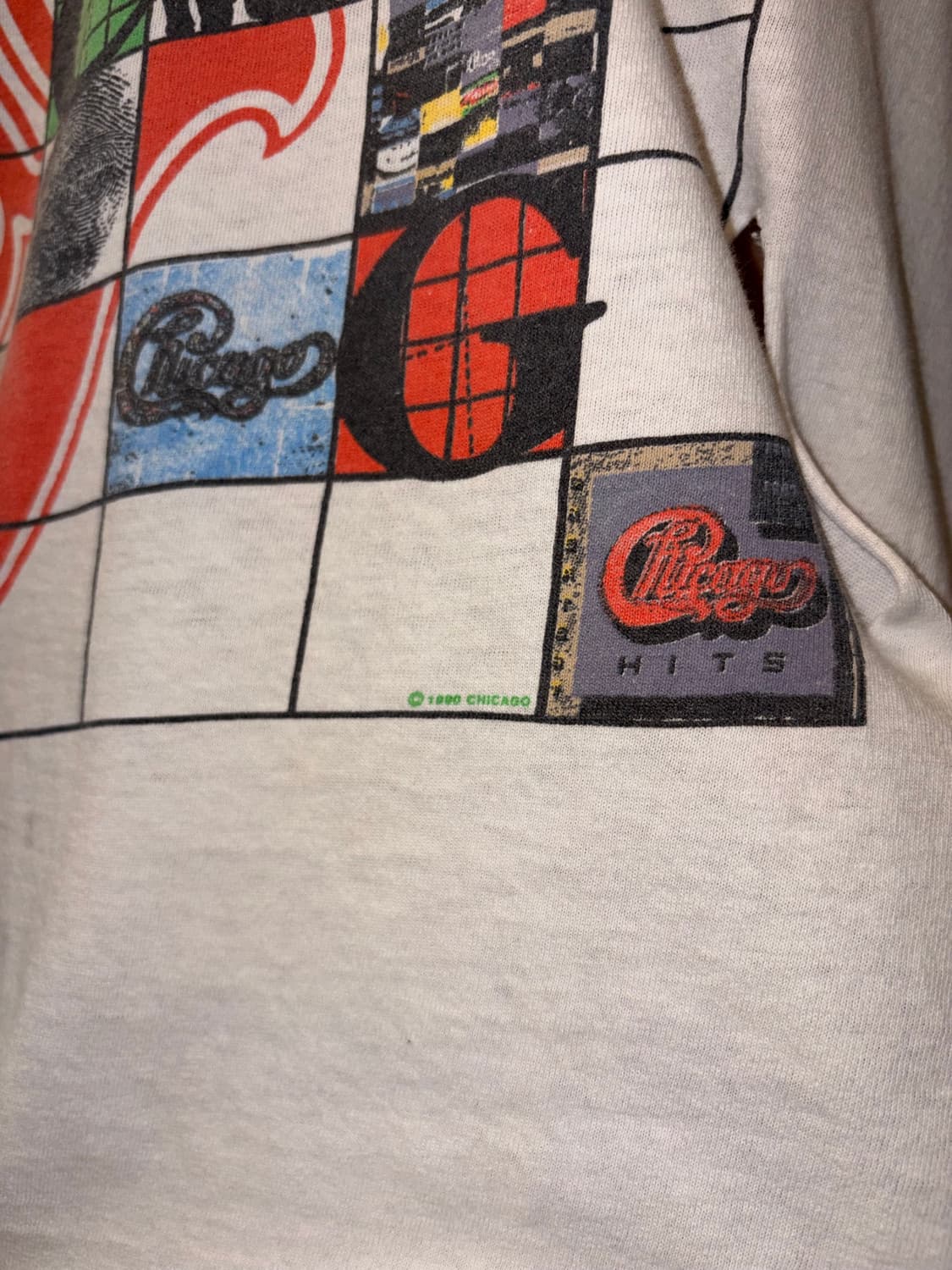 90‘s Chicago Hearts In Trouble tour T-sh 상품이미지6