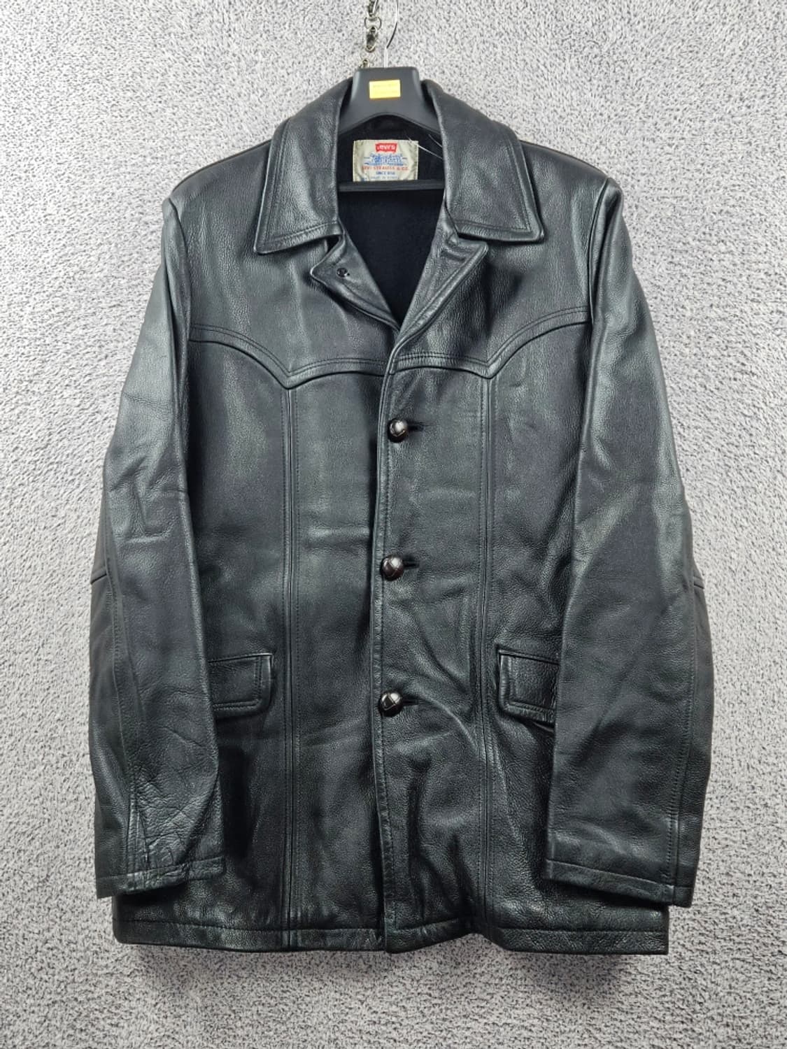 90's 리바이스 소가죽 카우레더 웨스턴 카코트 ( XL )/ 10885 상품이미지2