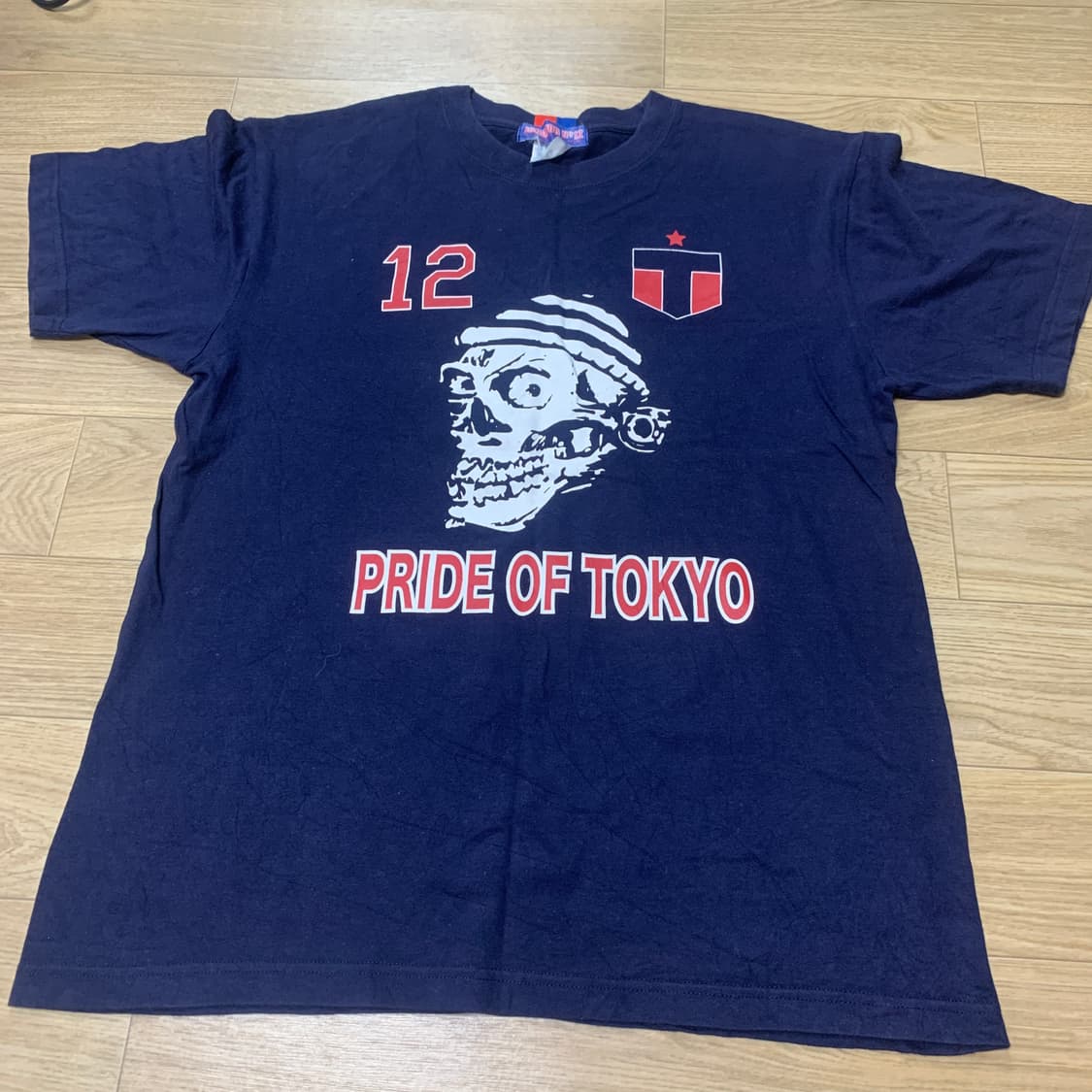 L] FC Tokyo 2012 서포터즈 아카이브 밴드티 스타일 반팔티 상품이미지1