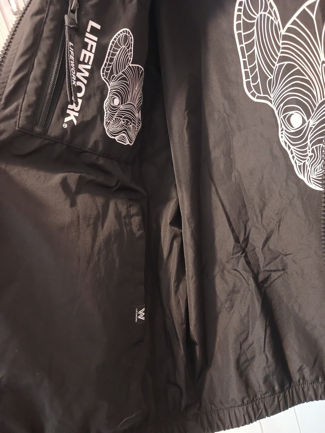 라이프워크 정품 남성 양면 바람막이 L 사이즈 상품이미지2