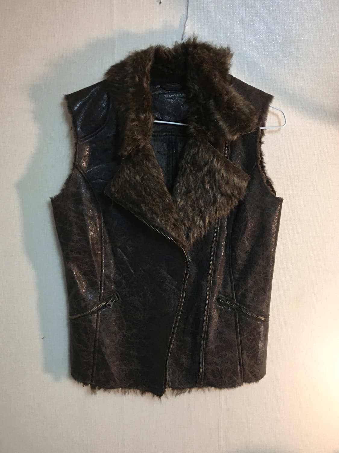 퍼 트리밍 베스트 ayadz프리즈프레임레이어룸와이즈걸파우닝빈티지입질연 상품이미지1