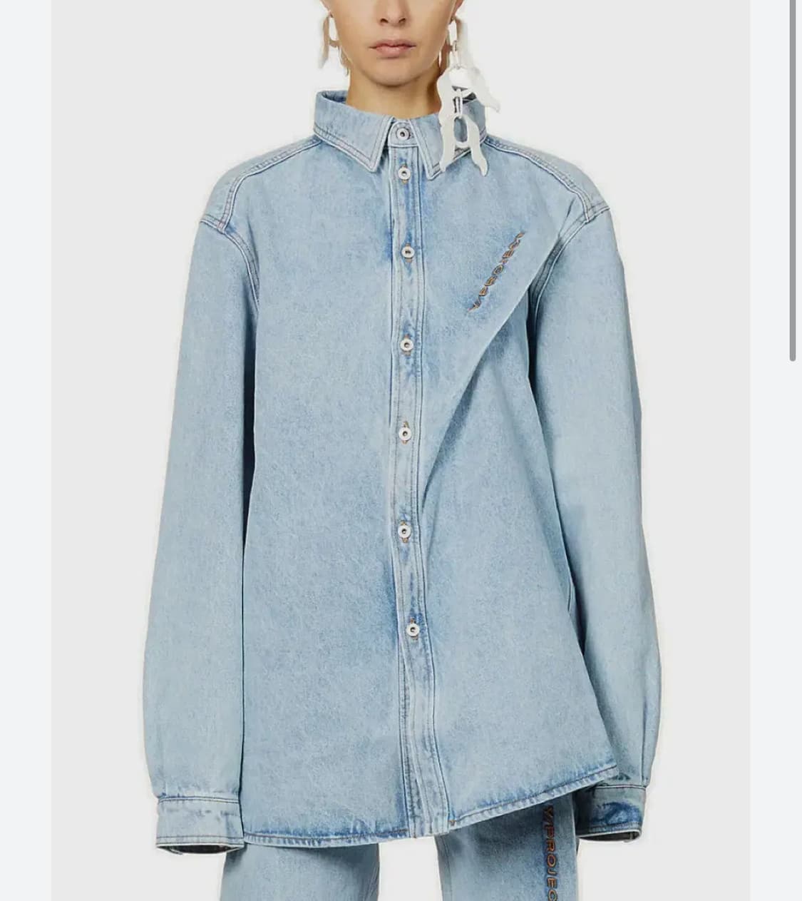 와이프로젝트 pinched denim shirt 상품이미지7