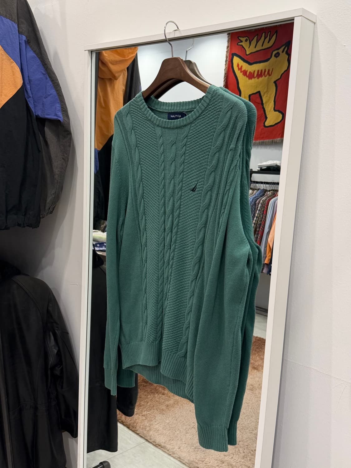 Nautica 노티카 케이블 코튼 니트 상품이미지1