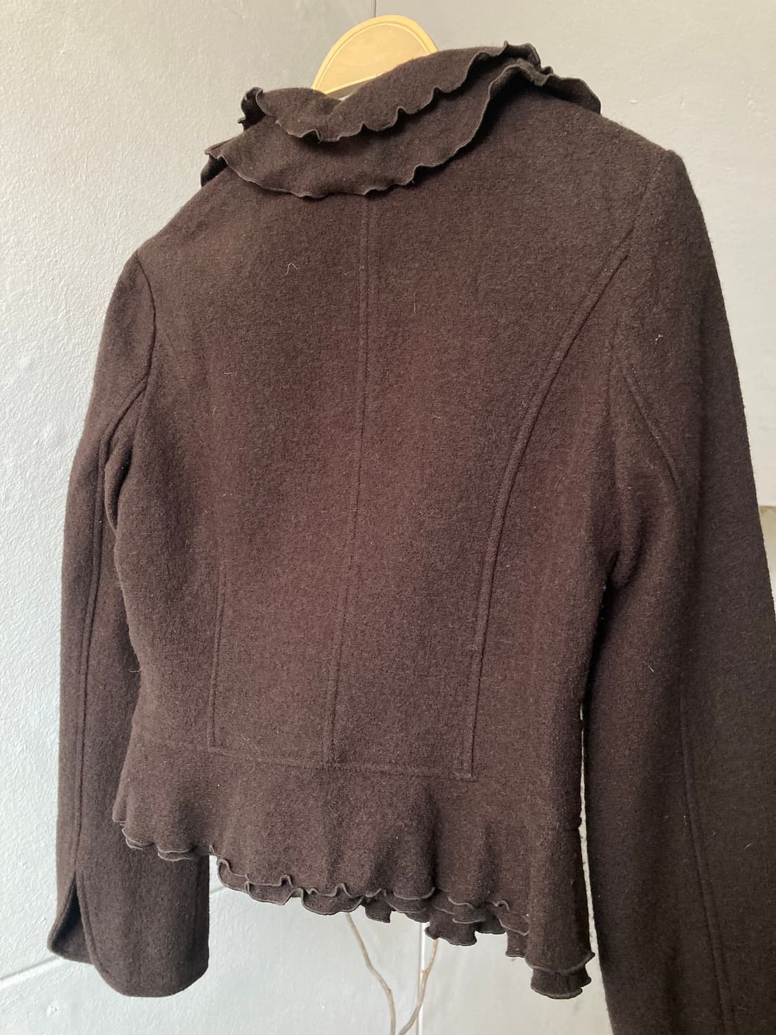 에스닉 브라운 러플 자켓 상품이미지8