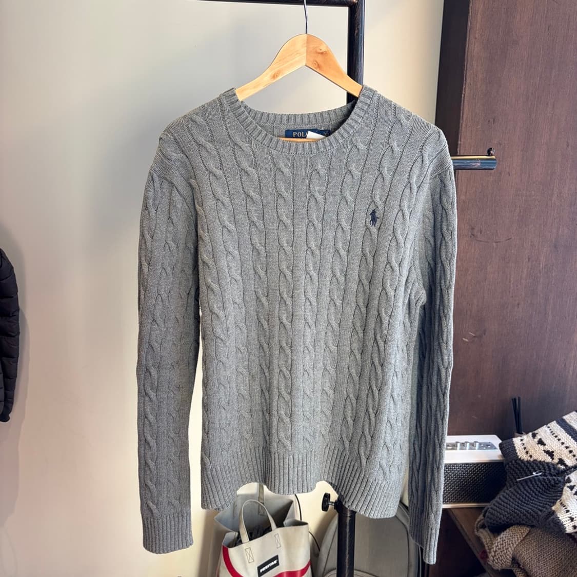 15585 - 폴로 랄프로렌 그레이 케이블 니트 상품이미지2