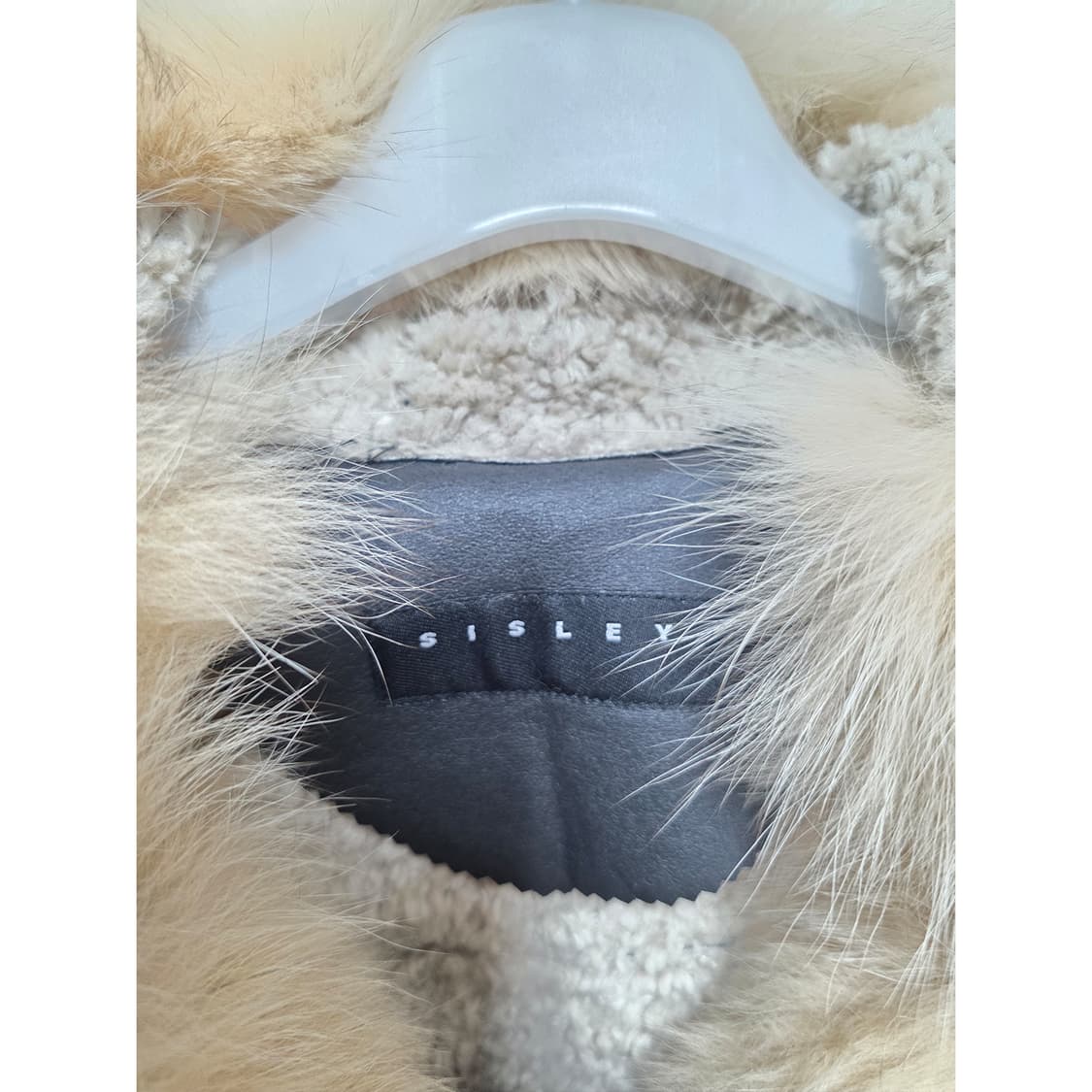 택포) 시슬리 무스탕 숏코트 L 상품이미지2