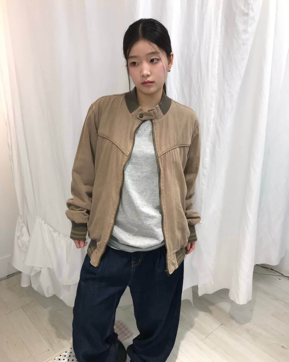 90s Woolrich 브라운 워크 자켓  상품이미지2