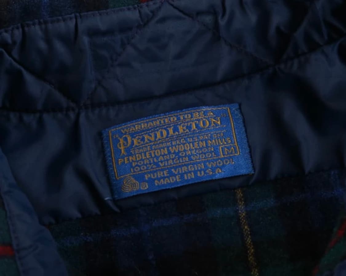 70-80s 펜들턴 울 체크 셔츠 상품이미지3