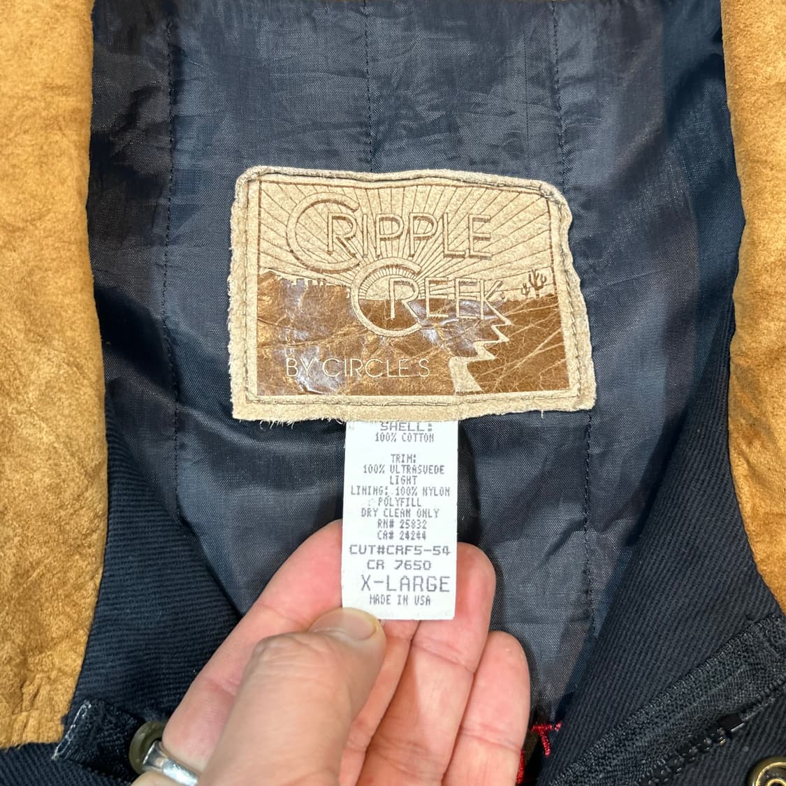 XL) Cripple Creek 웨스턴 백자수 캔버스 워크 자켓 상품이미지8