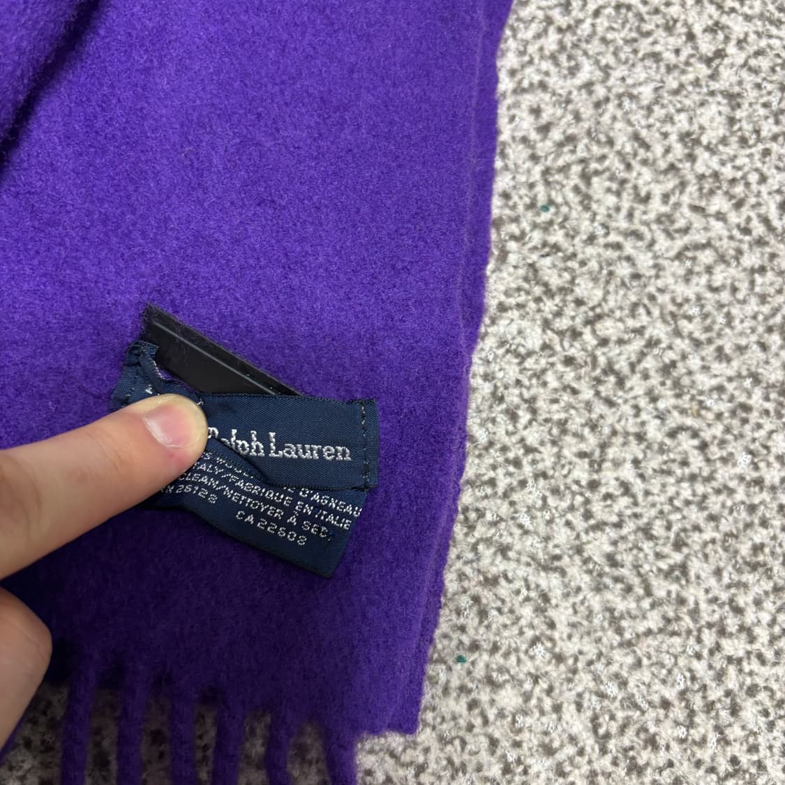 [택포,램스울100] 폴로 랄프로렌 이태리 머플러 목도리 [A] 상품이미지4