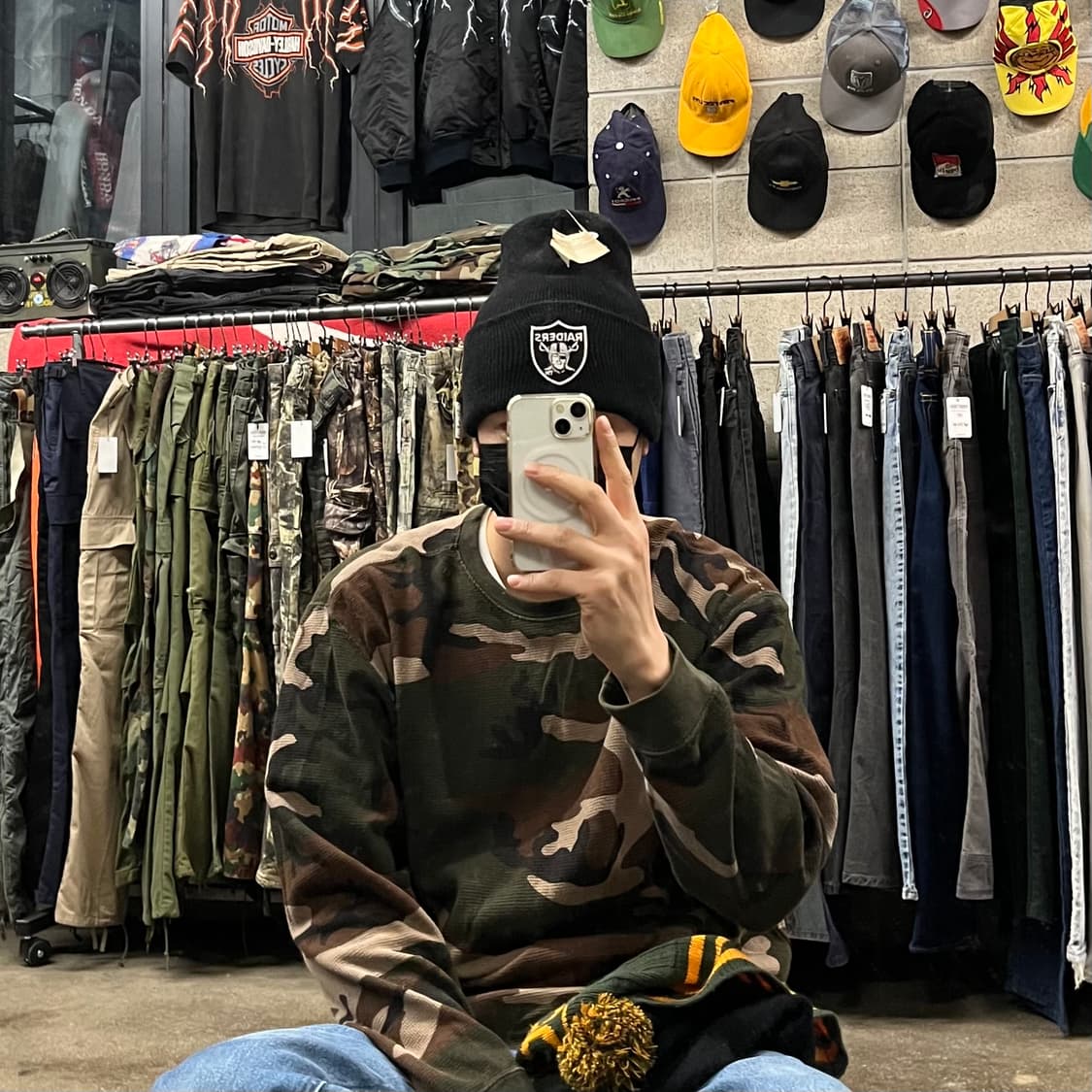 90s NFL 레이더스 비니 상품이미지5