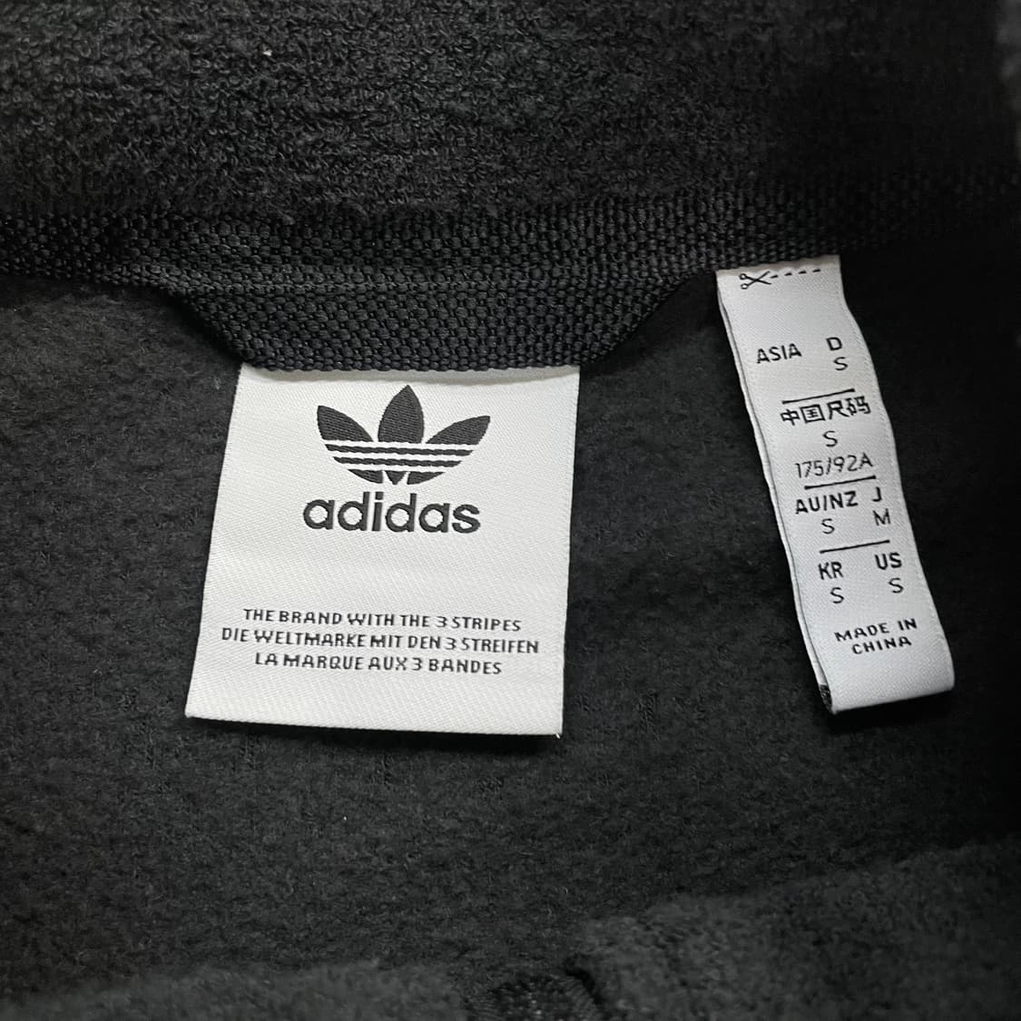 아디다스 부클 트랙탑 자켓 블랙 상품이미지3