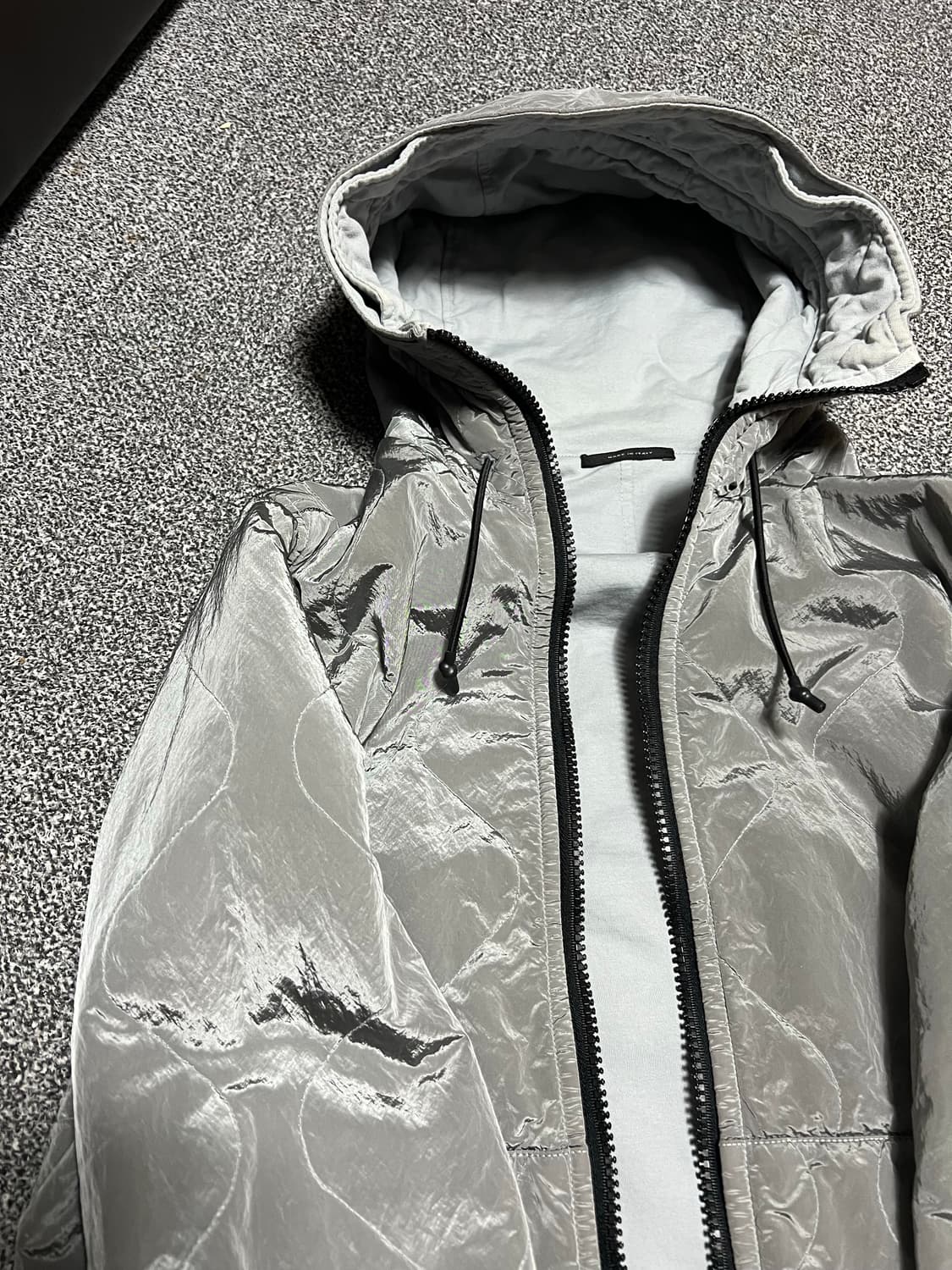 스톤아일랜드 후드 자켓 (그레이 M) 상품이미지4