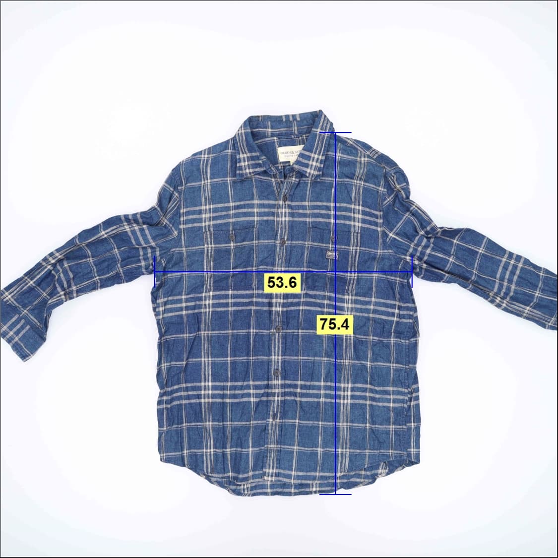 L 데님서플라이 체크 셔츠 0602H 상품이미지6