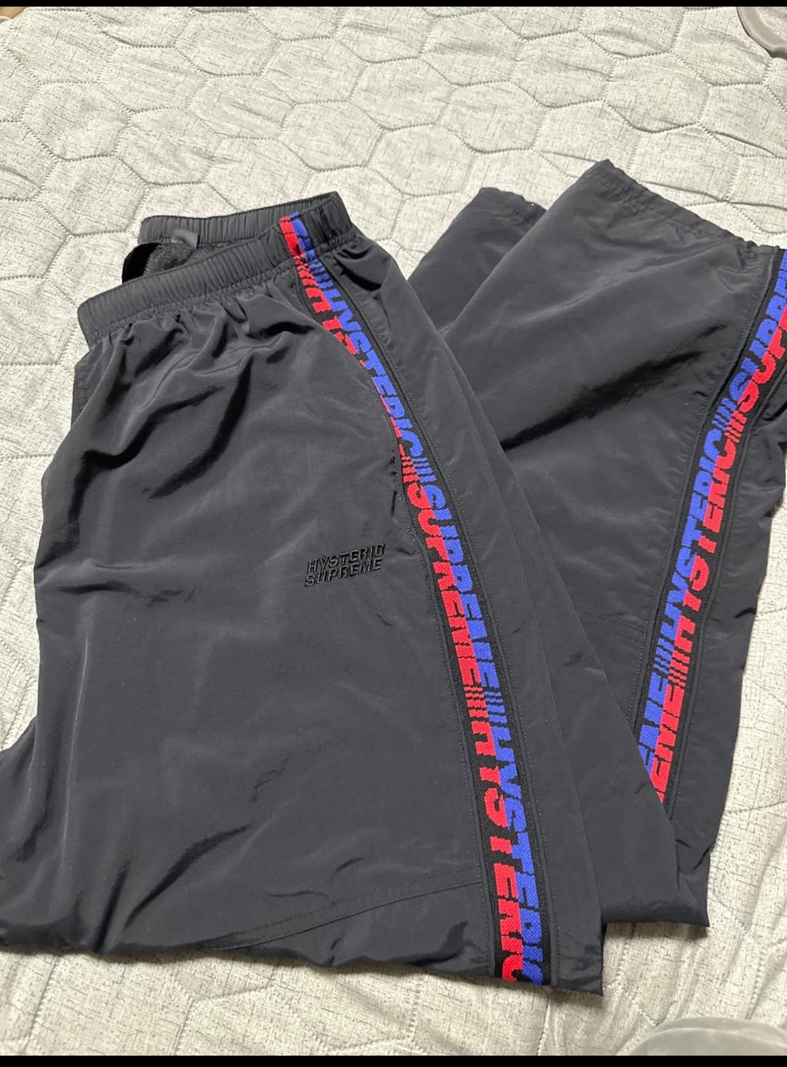 24fw 슈프림 히스테릭글래머 트랙팬츠 블랙 상품이미지1