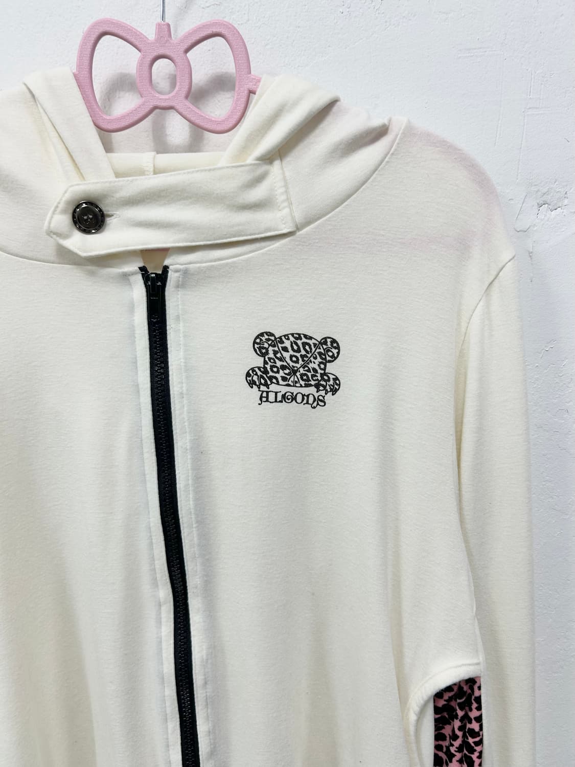 [ALGONQUINS] 알곤퀸즈 오네갸루 핑크 레오파드 후드집업 상품이미지6