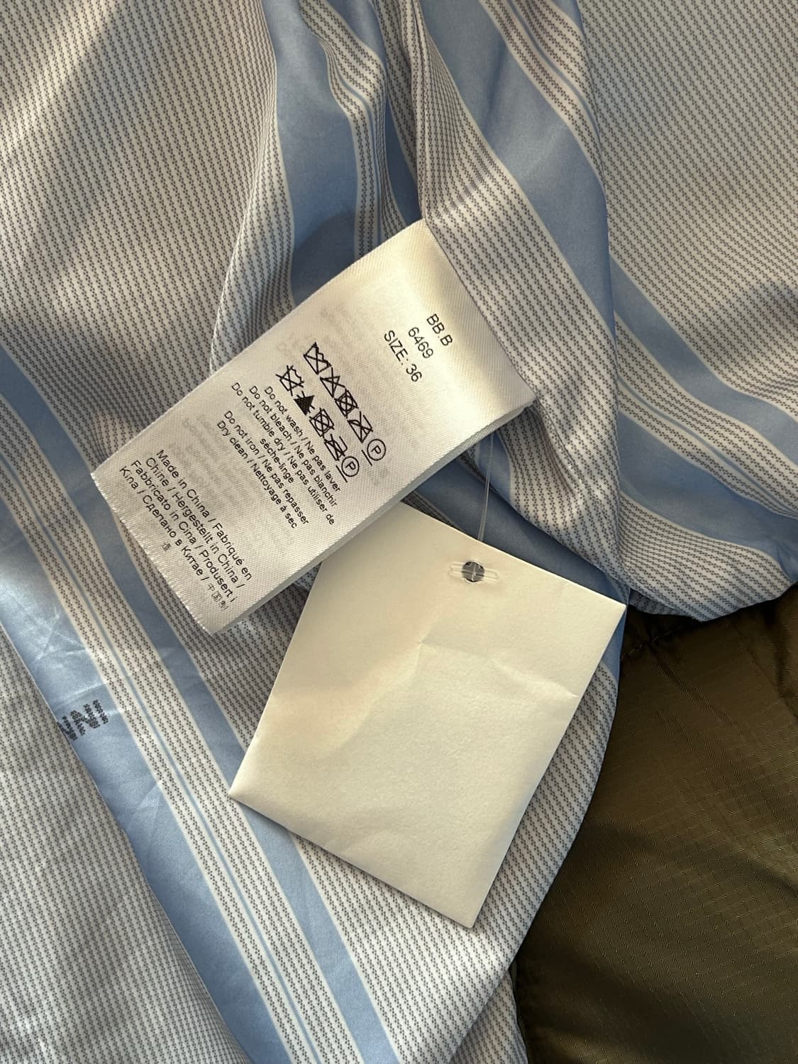 GANNI 가니 퀼팅 자켓 카키 상품이미지6