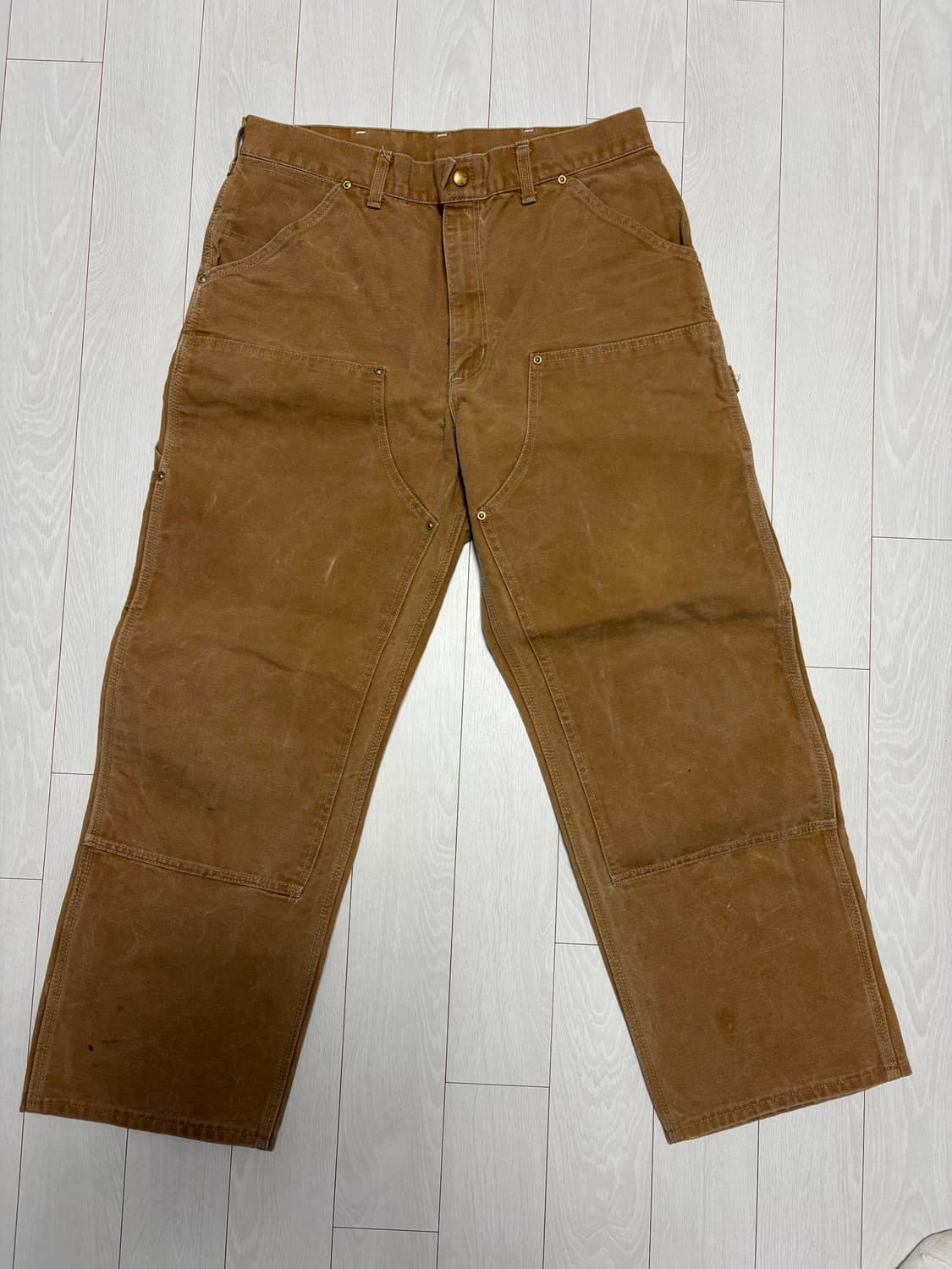 90s 칼하트 더블니 덕브라운 상품이미지1