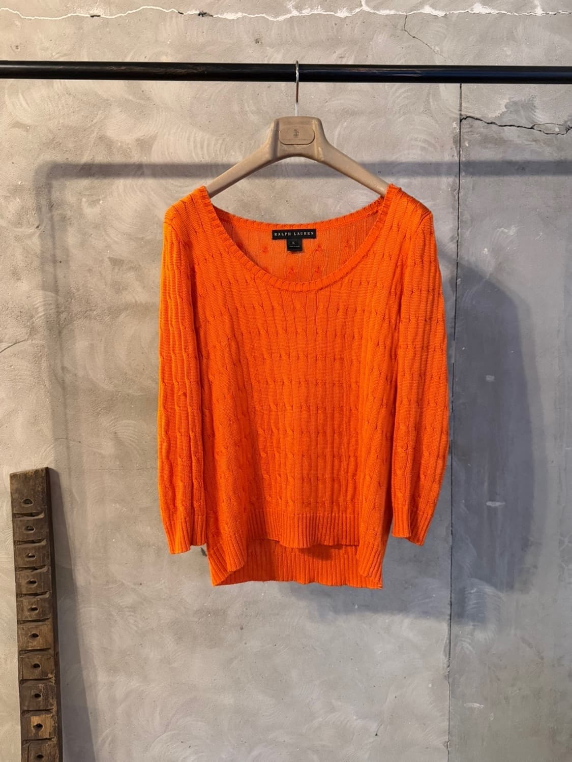 랄프로렌 블랙라벨 100% 실크 니트 탑 55~66 상품이미지1