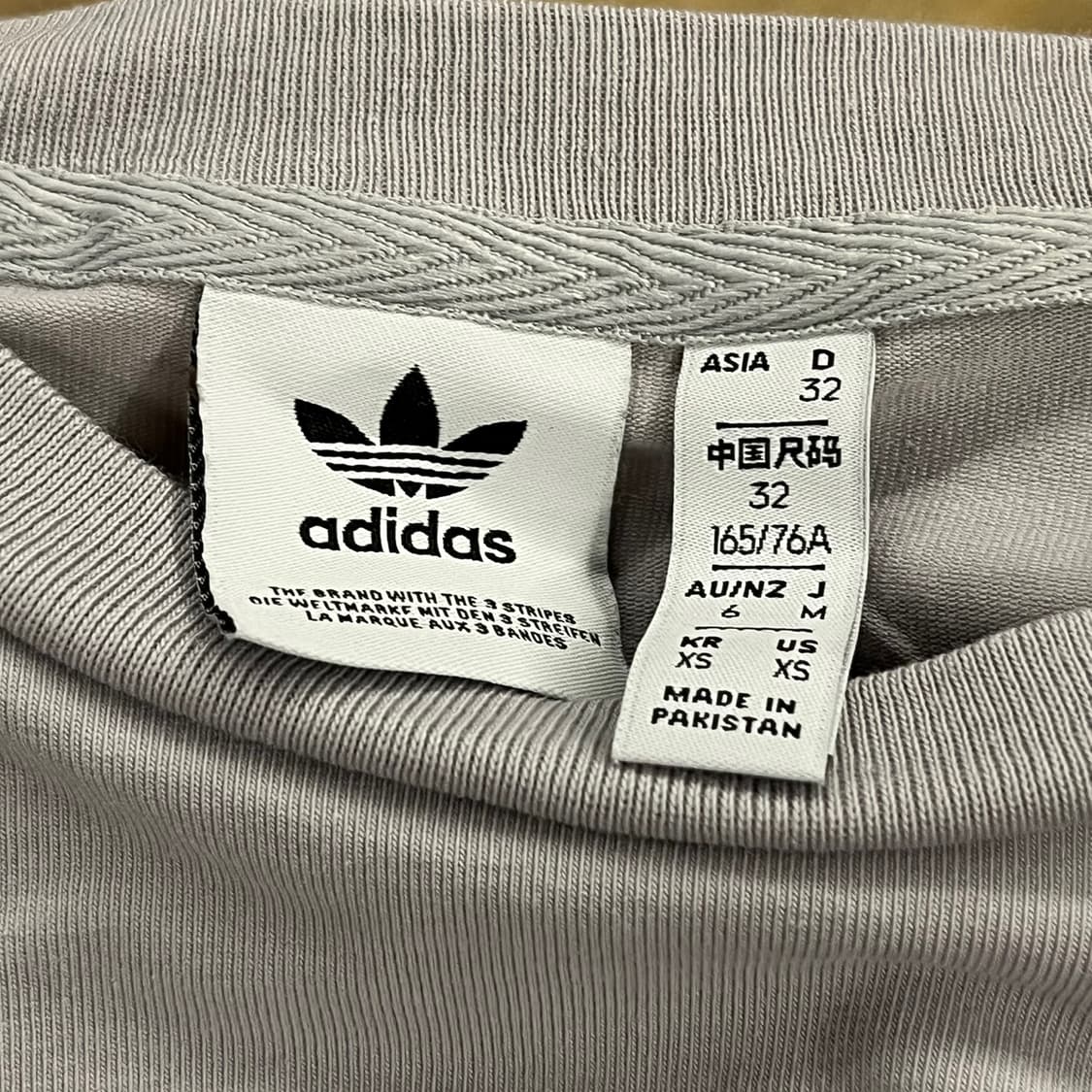 아다다스 삼선 회핑 핑크 반팔티셔츠 상품이미지5