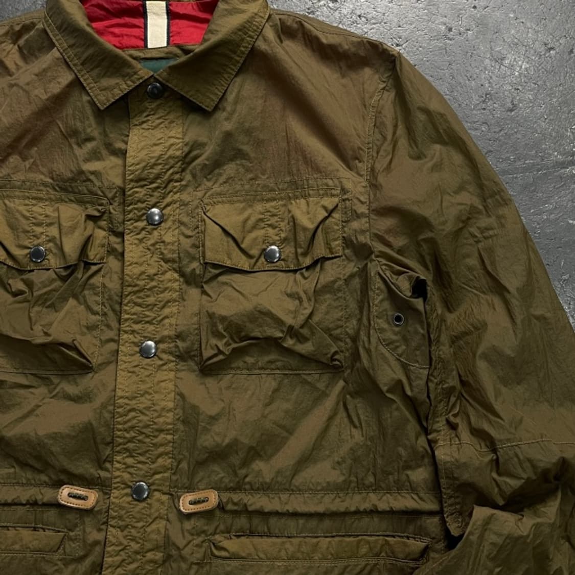 100 헨리코튼 나일론 자켓  상품이미지2