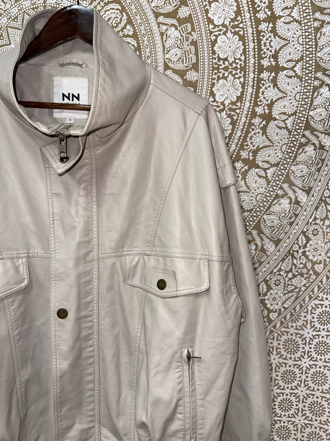 빈티지 가죽 블루종 자켓  상품이미지3