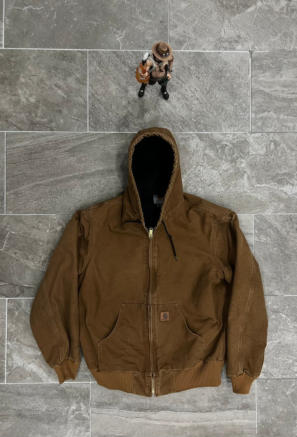 (M)칼하트 덕 액티브 후드자켓 J130 211(BRN) 칼하트브라운 상품이미지1